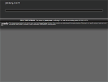 Tablet Screenshot of prazy.com